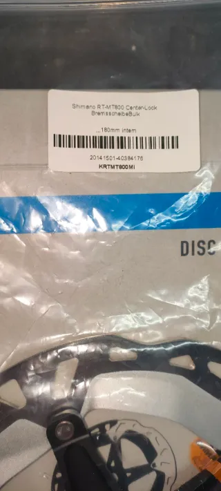 2 Discos Freno Shimano XT MT800 Center Lock