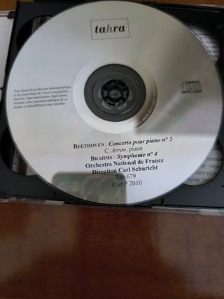 CD Carl Schuricht a Paris - Beethoven, Brahms