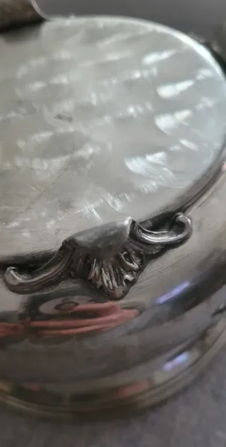 Ciotolina vintage peltro