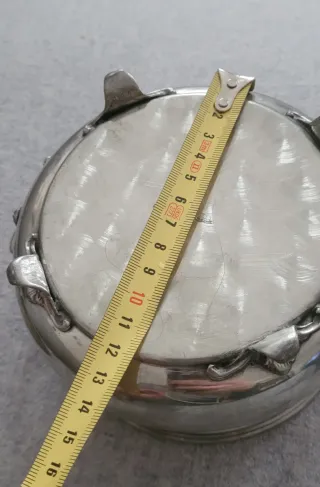 Ciotolina vintage peltro