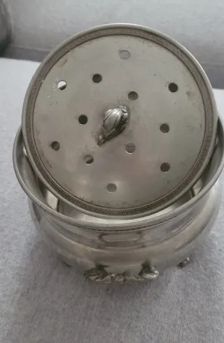 Ciotolina vintage peltro