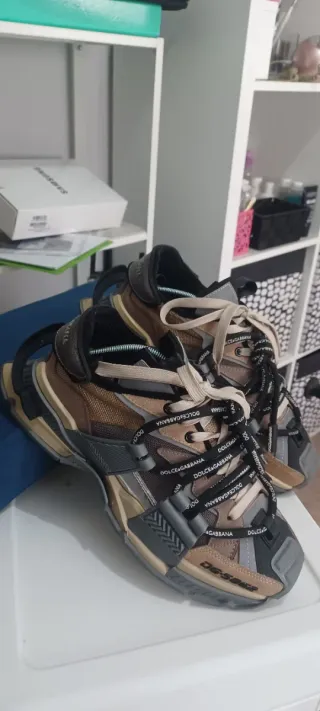 Dolce & Gabbana Zapatillas Marrón/Gris