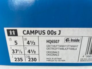 Adidas Campus Talla 37 1/3 Gris