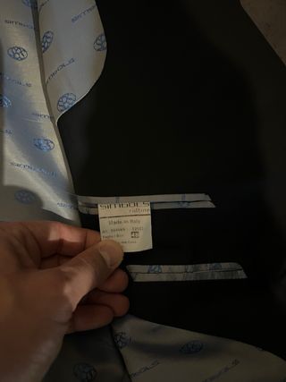 Abito 1 bottone Simbols nero