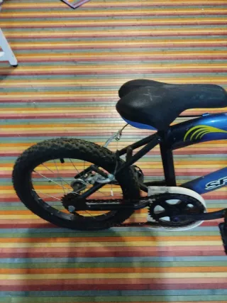 Bicicleta infantil azul SPEED Racing