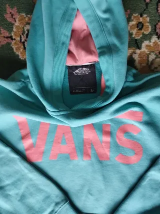 Sudadera Vans Niño Azul y Rosa