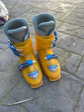 Botas de esquí Head niño amarillas