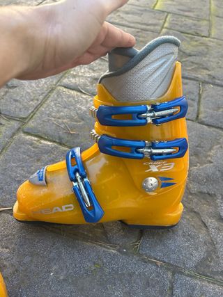 Botas de esquí Head niño amarillas