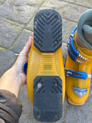 Botas de esquí Head niño amarillas