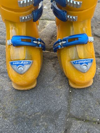 Botas de esquí Head niño amarillas