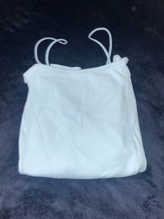 Camiseta azul de manga larga