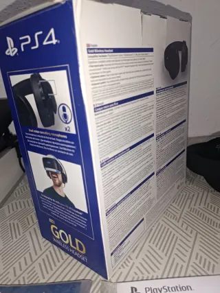 PS Gold - Auriculares Gaming Wireless Headset