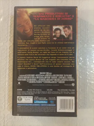 VHS Danni Collaterali Schwarzenegger