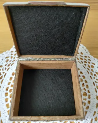 Joyero Retro Plateado