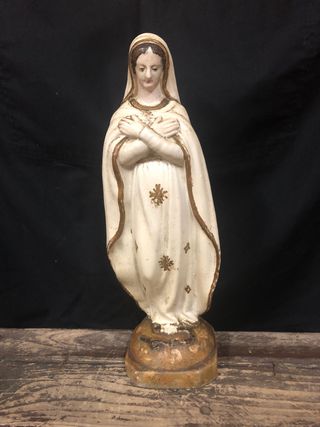 Virgen Castellana Cerámica 34cm OFERTA