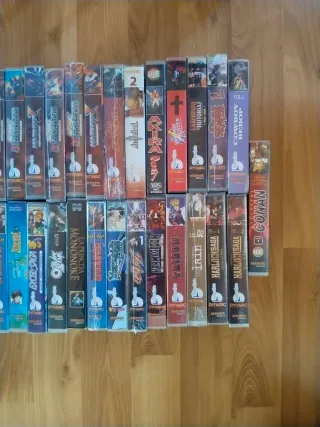 Lote Películas VHS Anime Japonés Español