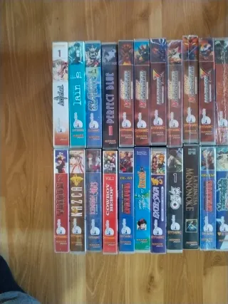 Lote Películas VHS Anime Japonés Español