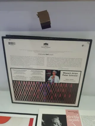 Vinilo Mozart-Arien Peter Schreier Eterna 1967