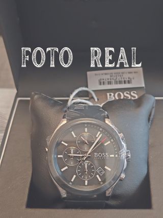 Reloj Hugo Boss Negro y Plateado