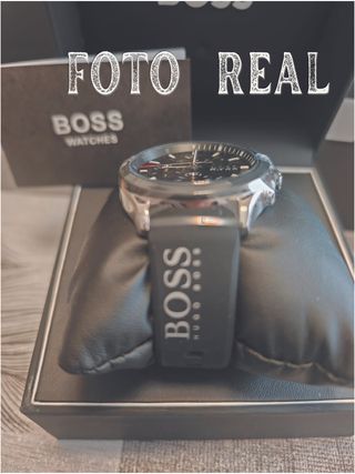 Reloj Hugo Boss Negro y Plateado