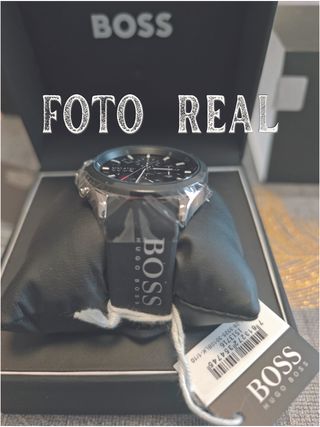 Reloj Hugo Boss Negro y Plateado