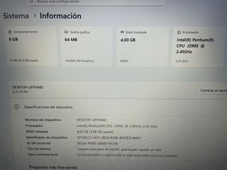 ASUS PC de sobremesa J2900