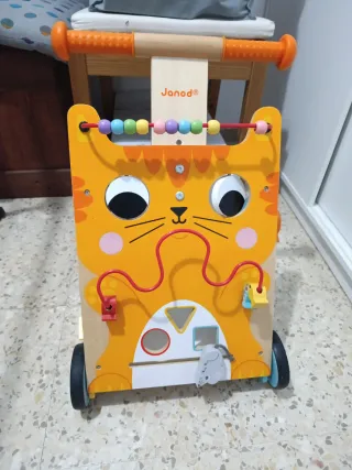 Caminador Janod gato madera