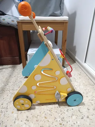 Caminador Janod gato madera