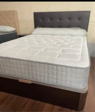 Pack matrimonio, cabezal + colchón +canapé