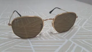 Gafas Ray-Ban Hexagonal Doradas