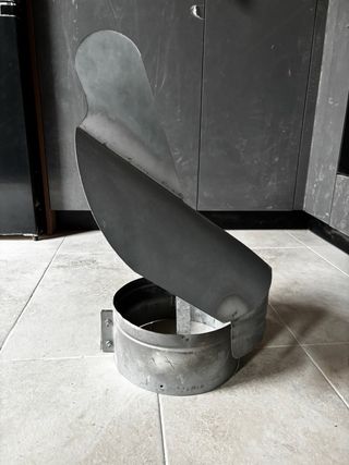 Capucha para chimenea de metal galvanizado de 250