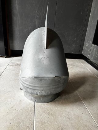 Capucha para chimenea de metal galvanizado de 250