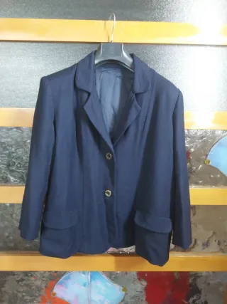 Giacca in cashmere blu