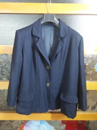 Giacca in cashmere blu