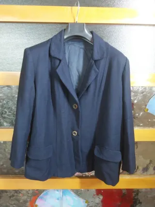 Giacca in cashmere blu