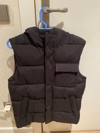 Chaleco acolchado Zara negro