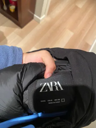 Chaleco acolchado Zara negro