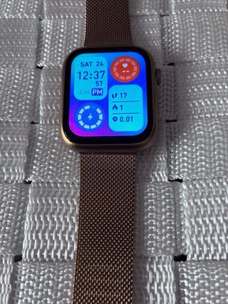 Reloj Inteligente Hello Dorado y Rosa