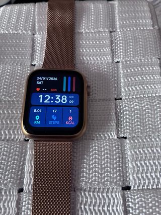 Reloj Inteligente Hello Dorado y Rosa