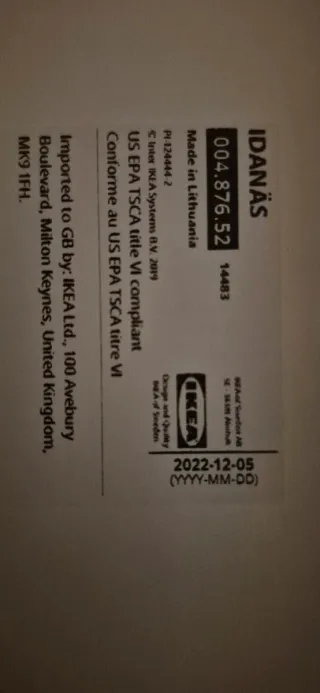 Mesa extensible Idanäs + 2 sillas