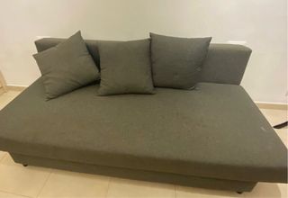 Sofá Cama Ikea Gris 3 Plazas