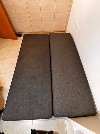 Sofá Cama Ikea Gris 3 Plazas