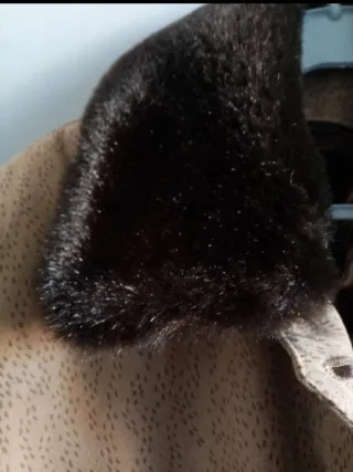 Gabardina vintage mujer beige