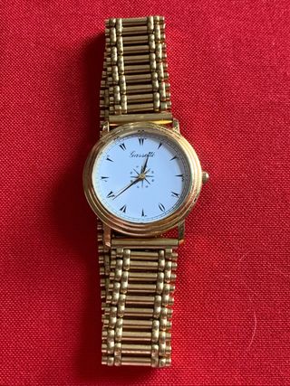 Reloj Gassetti Dorado y Blanco