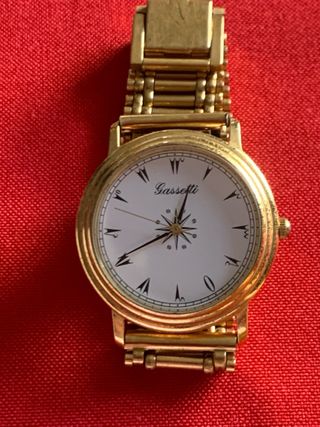 Reloj Gassetti Dorado y Blanco