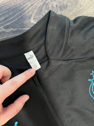 Chándal Puma Fútbol Negro y Azul