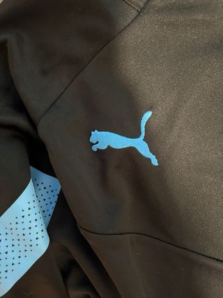 Chándal Puma Fútbol Negro y Azul