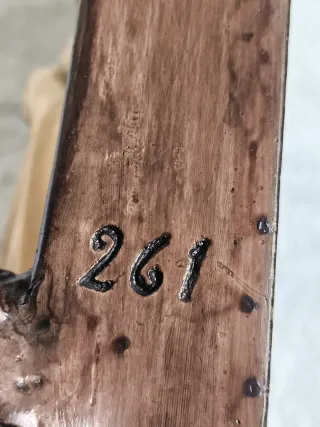 ANTIGUA IMAGEN CRISTO SAGRADO CORAZÓN "REINARE"