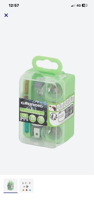 Juego Bombillas Coche Grundig H4 12V