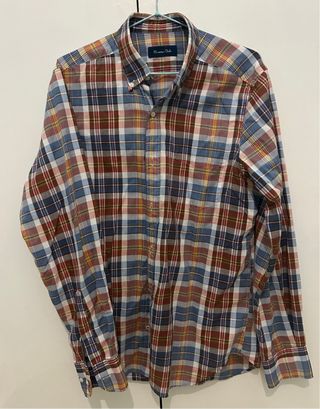 Camisa Massimo Dutti cuadros Talla M